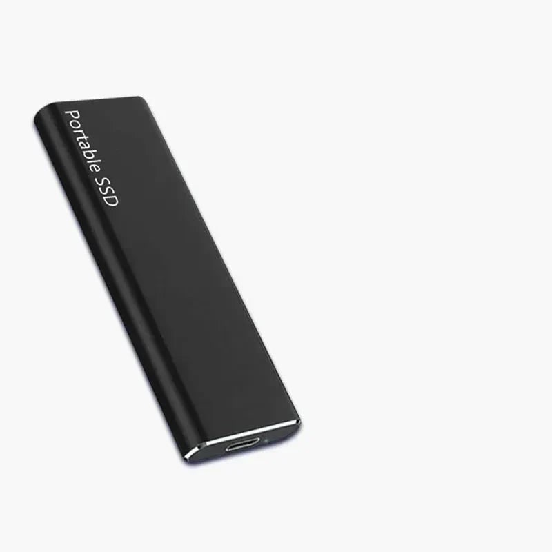 Sleek Portable SSD with USB-C: Fast Storage for On-the-Go
