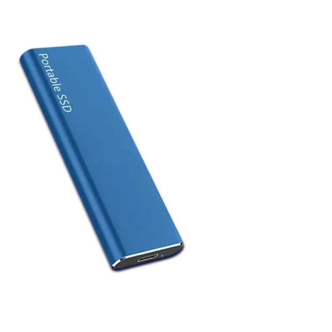 Sleek Portable SSD with USB-C: Fast Storage for On-the-Go