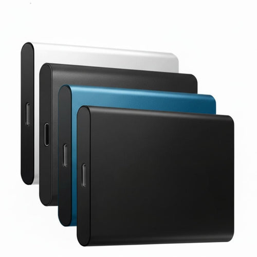 128GB Portable External SSD for Laptop, Smartphone, Tablet - USB-C Compact Storage