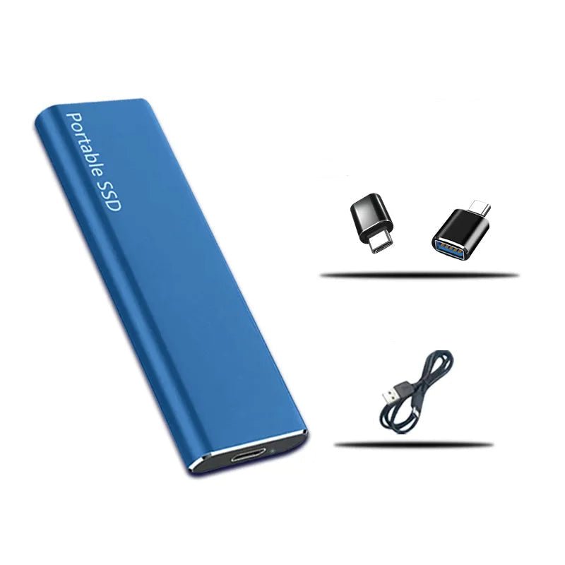 4TB External SSD with USB-C 3.1, Aluminum Case, Plug-and-Play for PC, Mac, Android