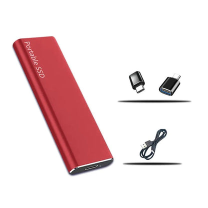 4TB External SSD with USB-C 3.1, Aluminum Case, Plug-and-Play for PC, Mac, Android