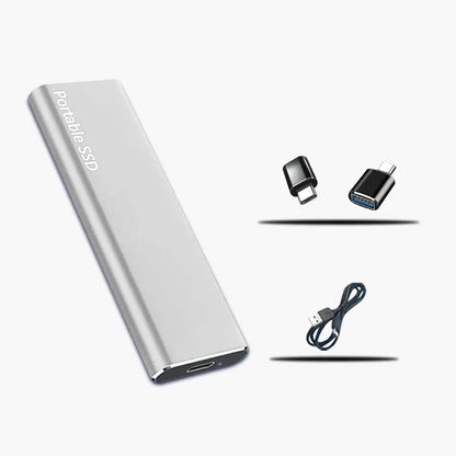 4TB External SSD with USB-C 3.1, Aluminum Case, Plug-and-Play for PC, Mac, Android