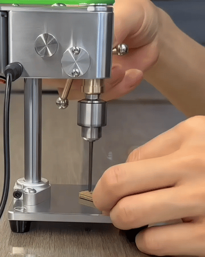 Compact Precision Drill Press for Fine Crafting