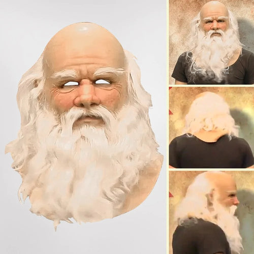 Realistic Santa Claus Mask – Comfortable Fit Latex Mask