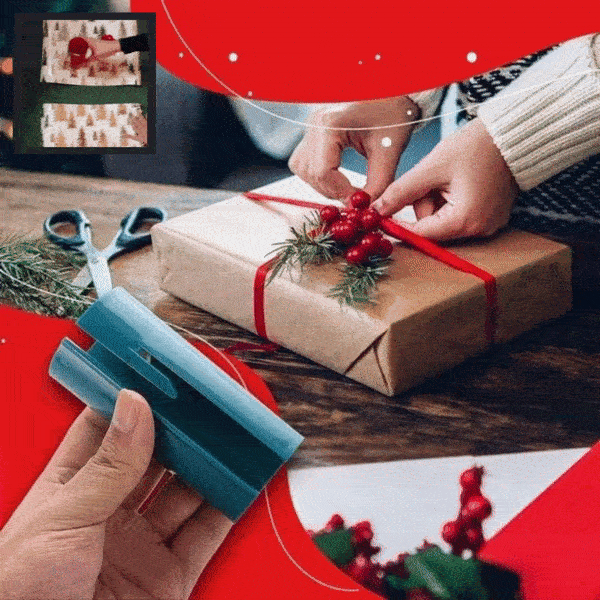 Gift Wrapping Paper Cutter for Christmas - Buy 1 Get 1 Free
