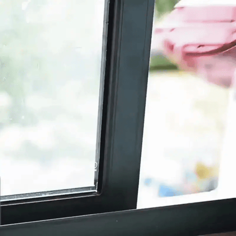 Double-Sided Window Cleaning Tool for Difficult-to-Reach Glass