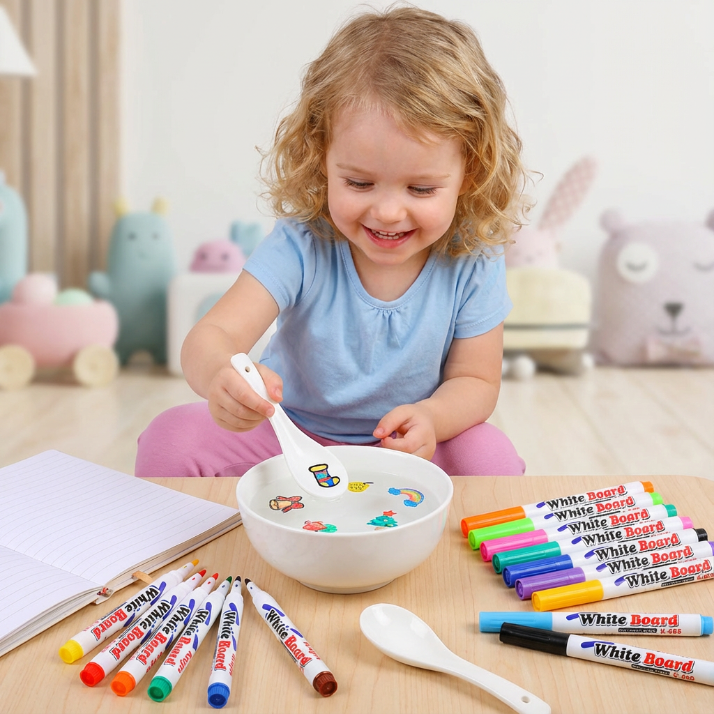 Floating Drawing Markers Set (12 Pieces)