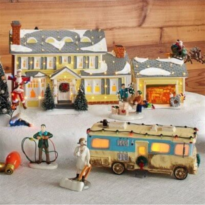 Christmas Village Ceramic Set Inspired by National Lampoon's Vacation