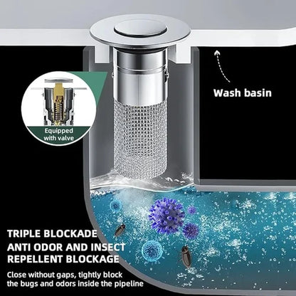 DrainGuard Pro - Universal Sink Strainer Solution
