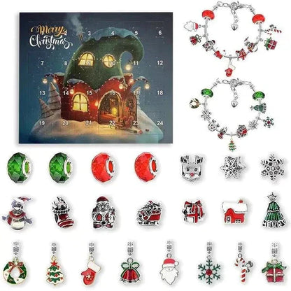 Countdown to Christmas: 24-Day Charm Bracelet Surprise Box