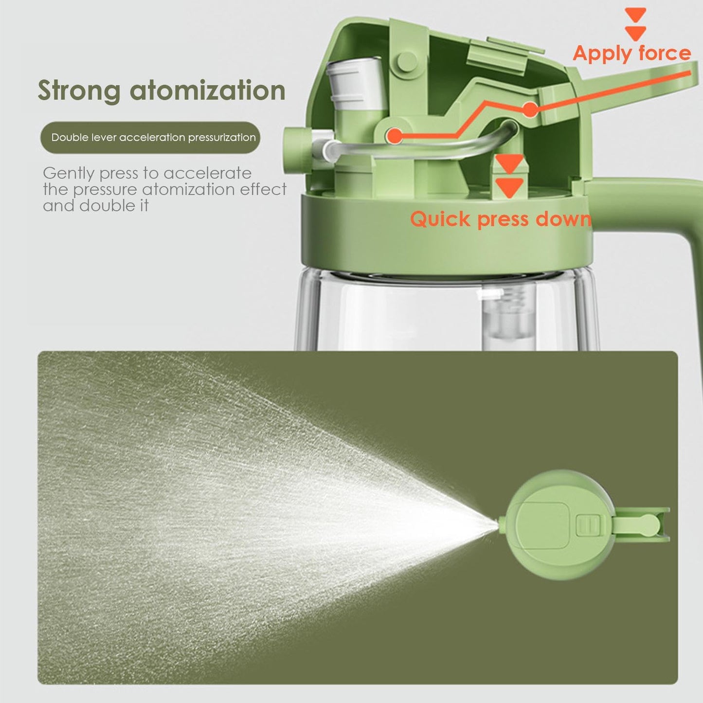Dual-Function Oil Pourer Bottle for Nutritious Cooking
