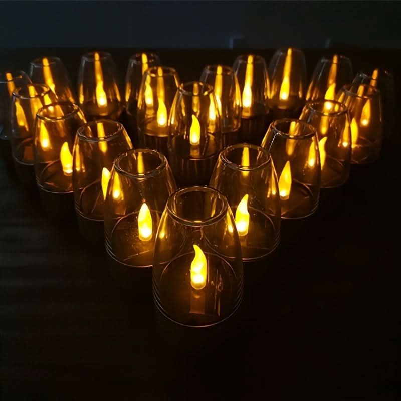 Rechargeable Flickering Lantern for Outdoor and Restaurant Lighting