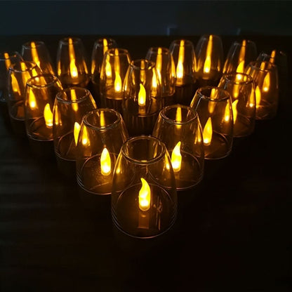 Rechargeable Flickering Lantern for Outdoor and Restaurant Lighting