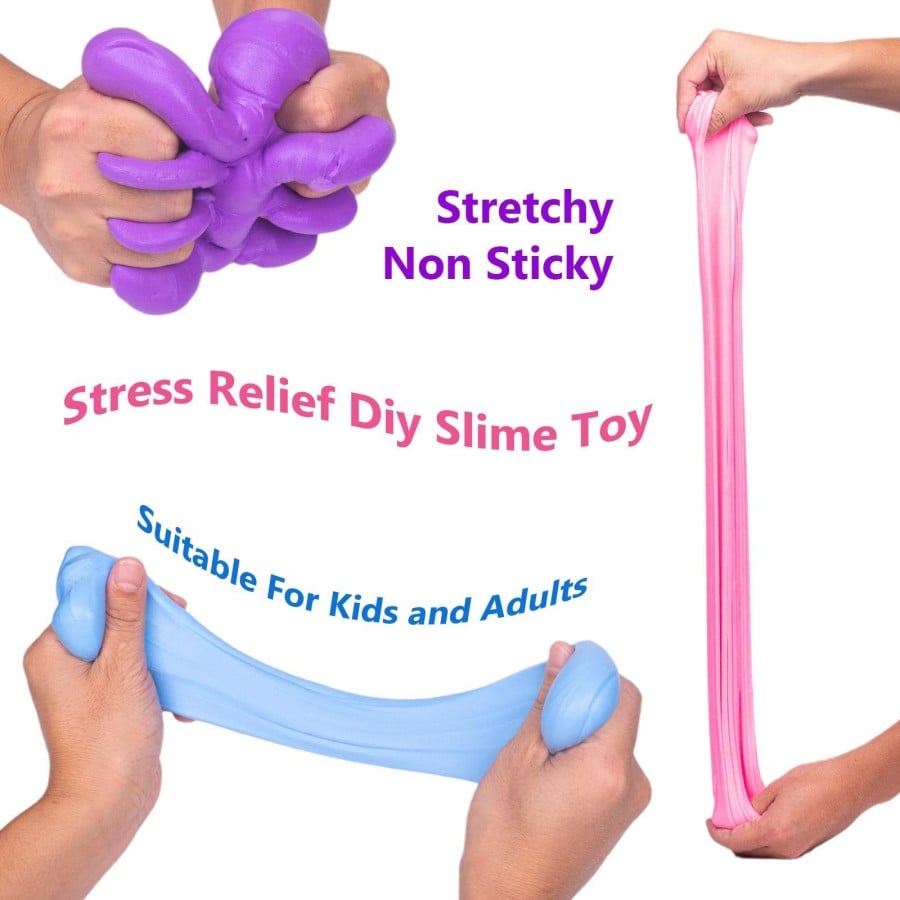 Soft, Non-Sticky Clay Slime for Effective Stress Relief