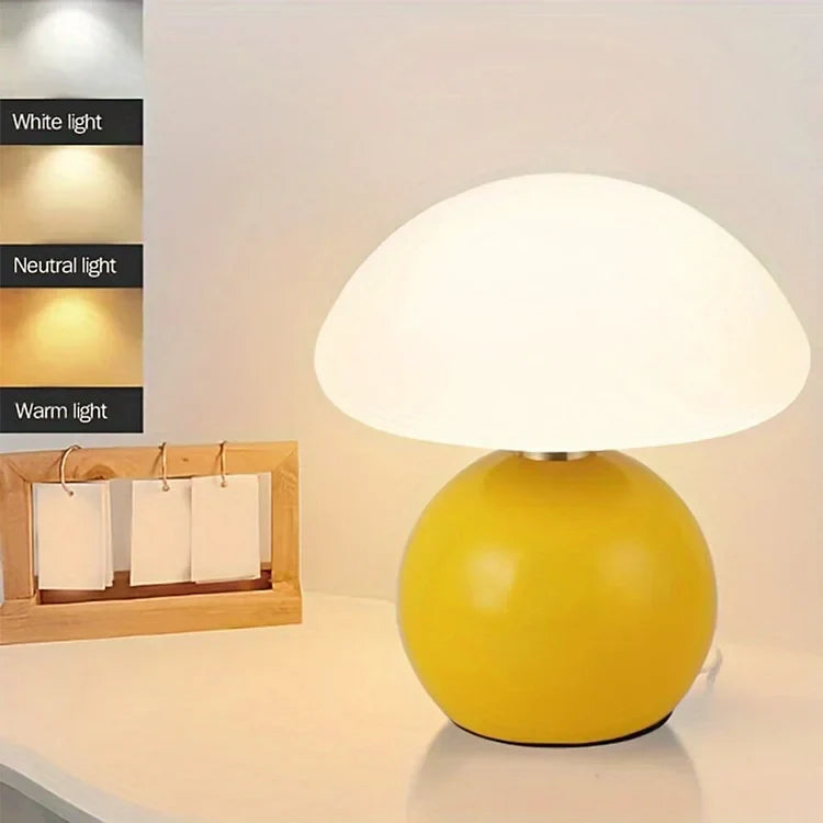 Ceramic Table Lamp with French Cream Finish