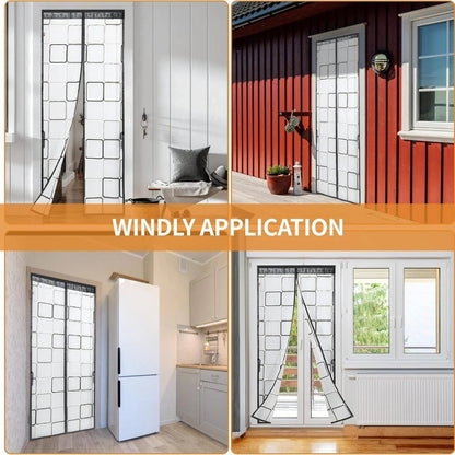 Magnetic Thermal Door Curtain – Insulating Against Cold and Drafts