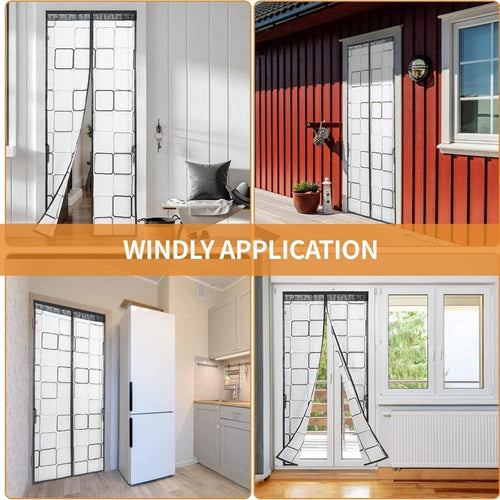 Magnetic Thermal Door Curtain – Insulating Against Cold and Drafts