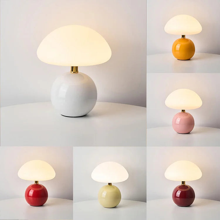 Ceramic Table Lamp with French Cream Finish