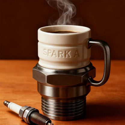 Unbreakable Spark Plug Mug for Bold, Durable Style