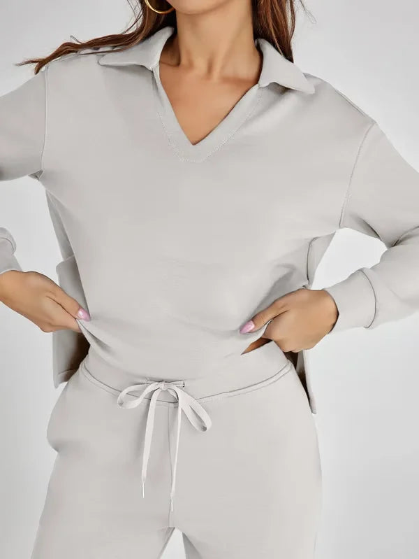 Cozy Hoodie Set in Violet | Stylish and Comfortable Lounge Wear