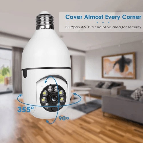 Smart Bulb Security Camera with HD Vision