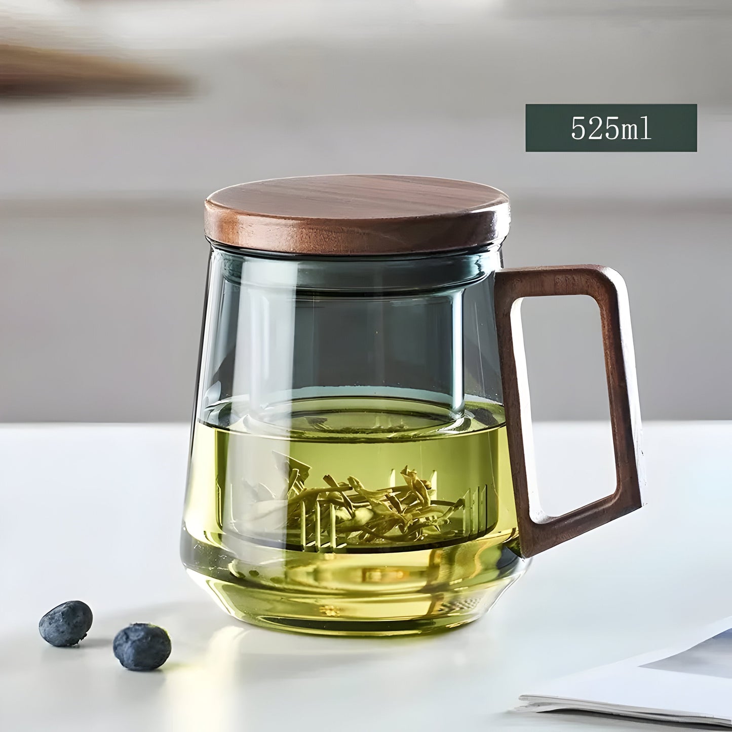 Heat-resistant Glass Tea Cup – Artisan Style Brew Mug