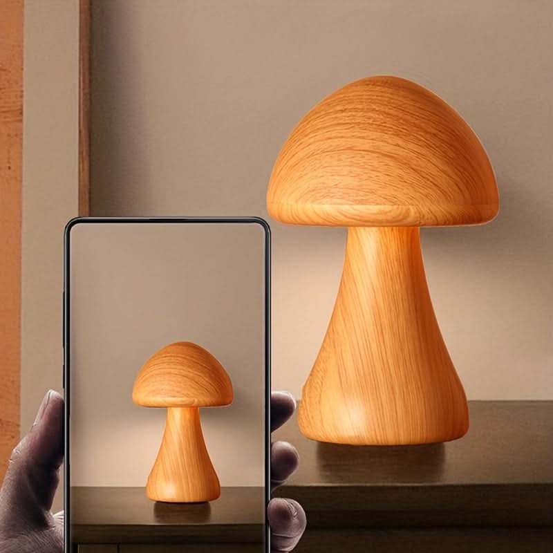 Dimmable Table Lamp in Mushroom Shape