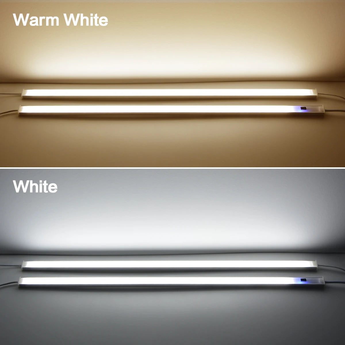 LED Light Strip with Motion Sensor | USB-Powered | Available in 30/40/50 cm | Perfect for Kitchen, Bathroom, and Cabinet Lighting