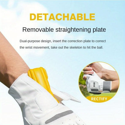 Left-Handed Golf Training Glove for Better Grip Practice