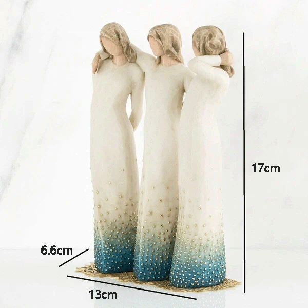 Hand-Painted Sculpted Figure – By My Side Design