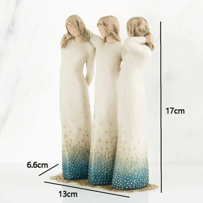 Hand-Painted Sculpted Figure – By My Side Design