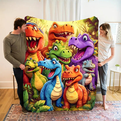 Cozy Dinosaur Blanket - Keeps Kids Warm and Sparks Imagination