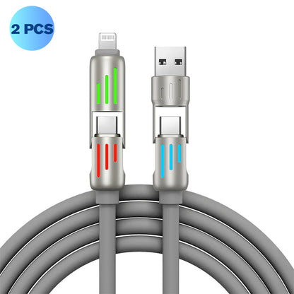 4-in-1 USB C Cable - 240W Fast Charging Solution