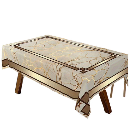 Elegant Table Style with Effortless Spill Protection – Marble Design