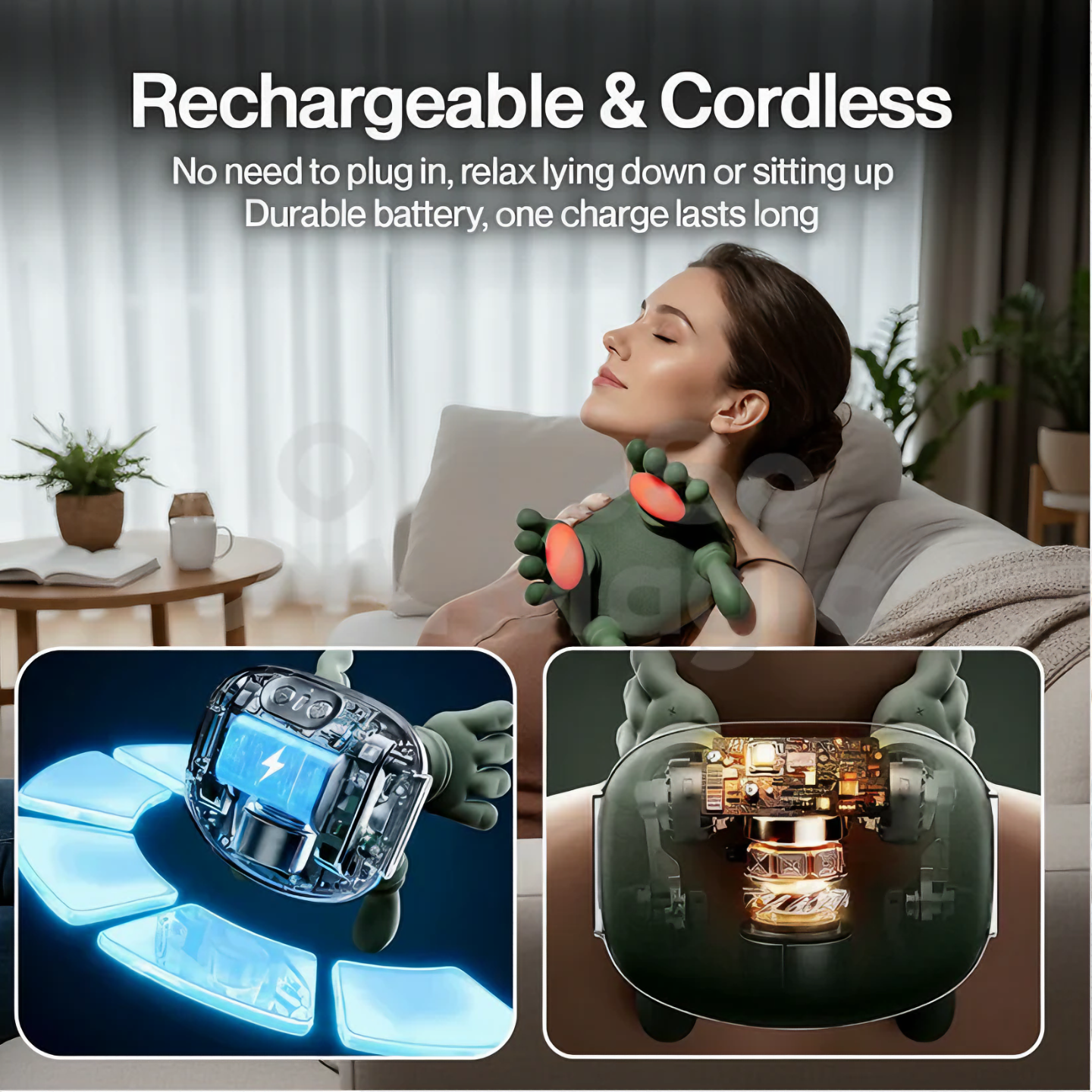 ReviveEase – Smart Neck and Shoulder Relief Massager