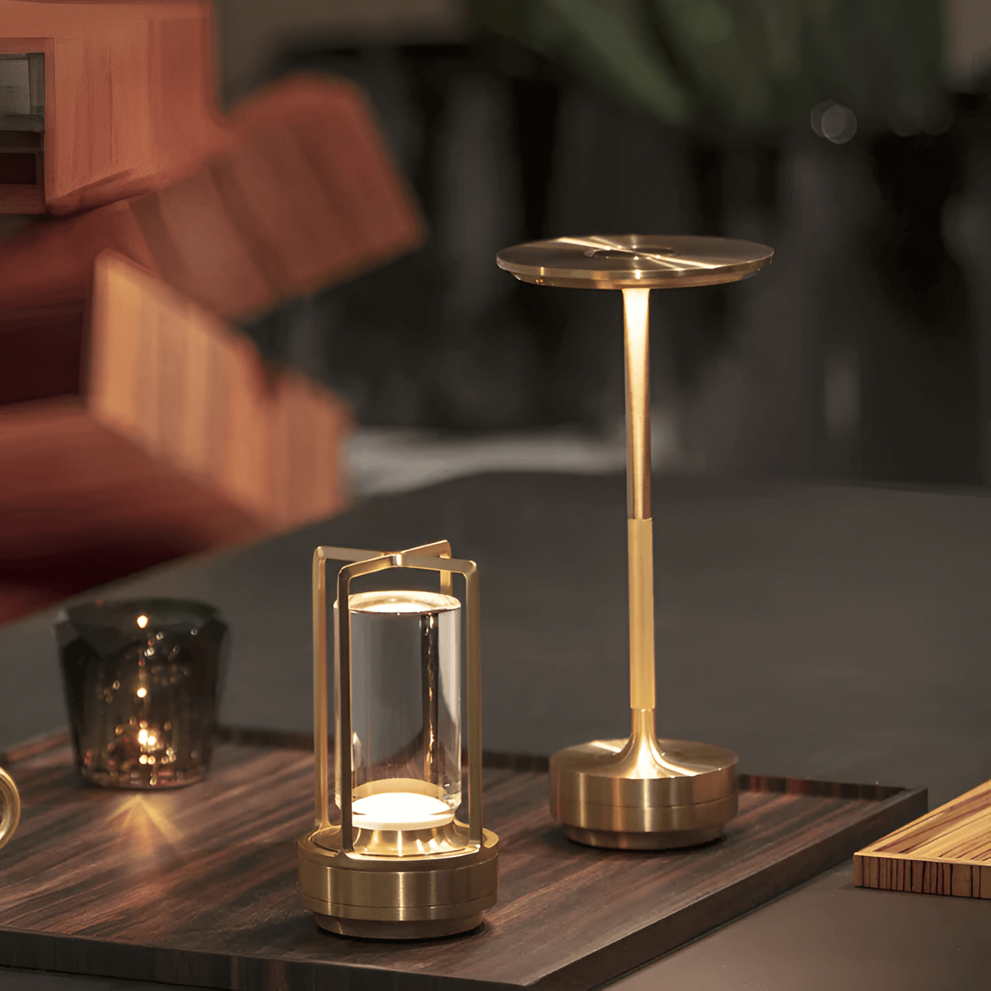 Wireless LED Table Lamp with Rechargeable Battery