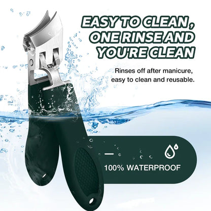 Ergonomic Nail Clipper with Protective Shield – NailMaster Pro