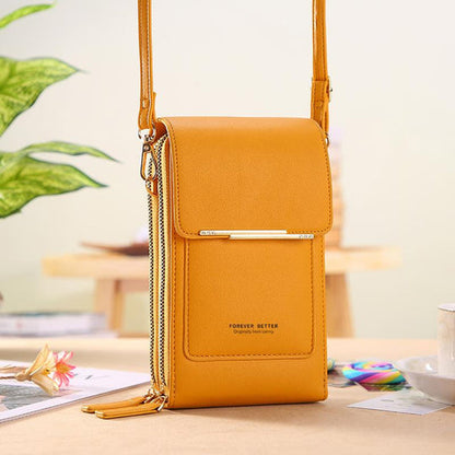 Smart Access Crossbody Bag with Touchscreen Window