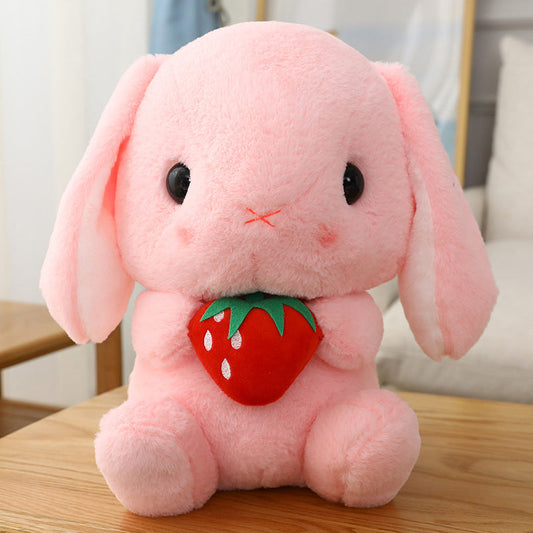 Soft Strawberry Rabbit Plush Toy