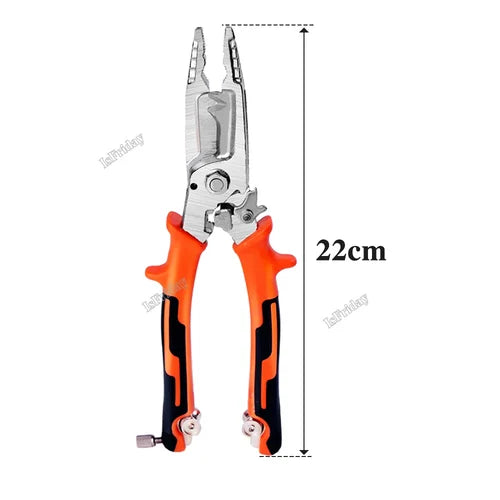 Multi-Function Wire Stripper & Cutter Tool | Durable Steel Design