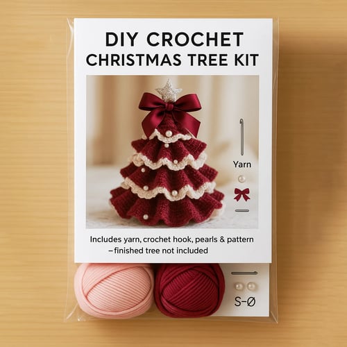 CraftyWonders – Handmade Crochet Christmas Tree Kit