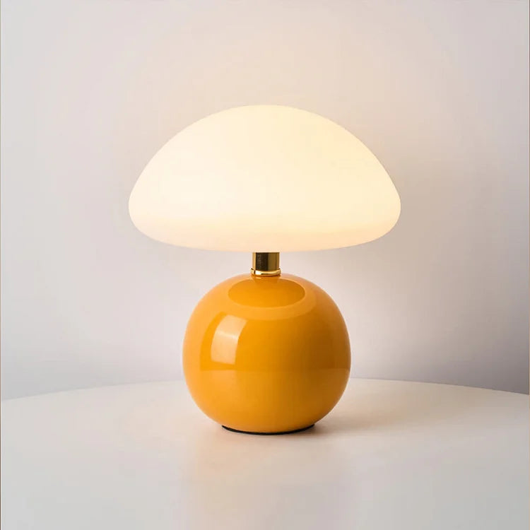 Ceramic Table Lamp with French Cream Finish