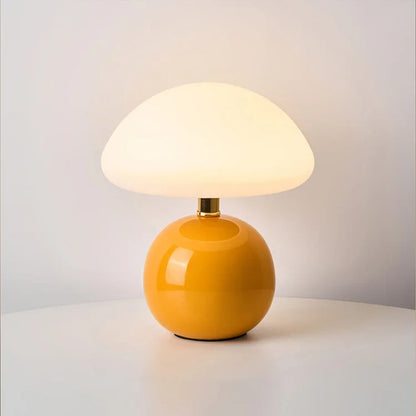 Ceramic Table Lamp with French Cream Finish