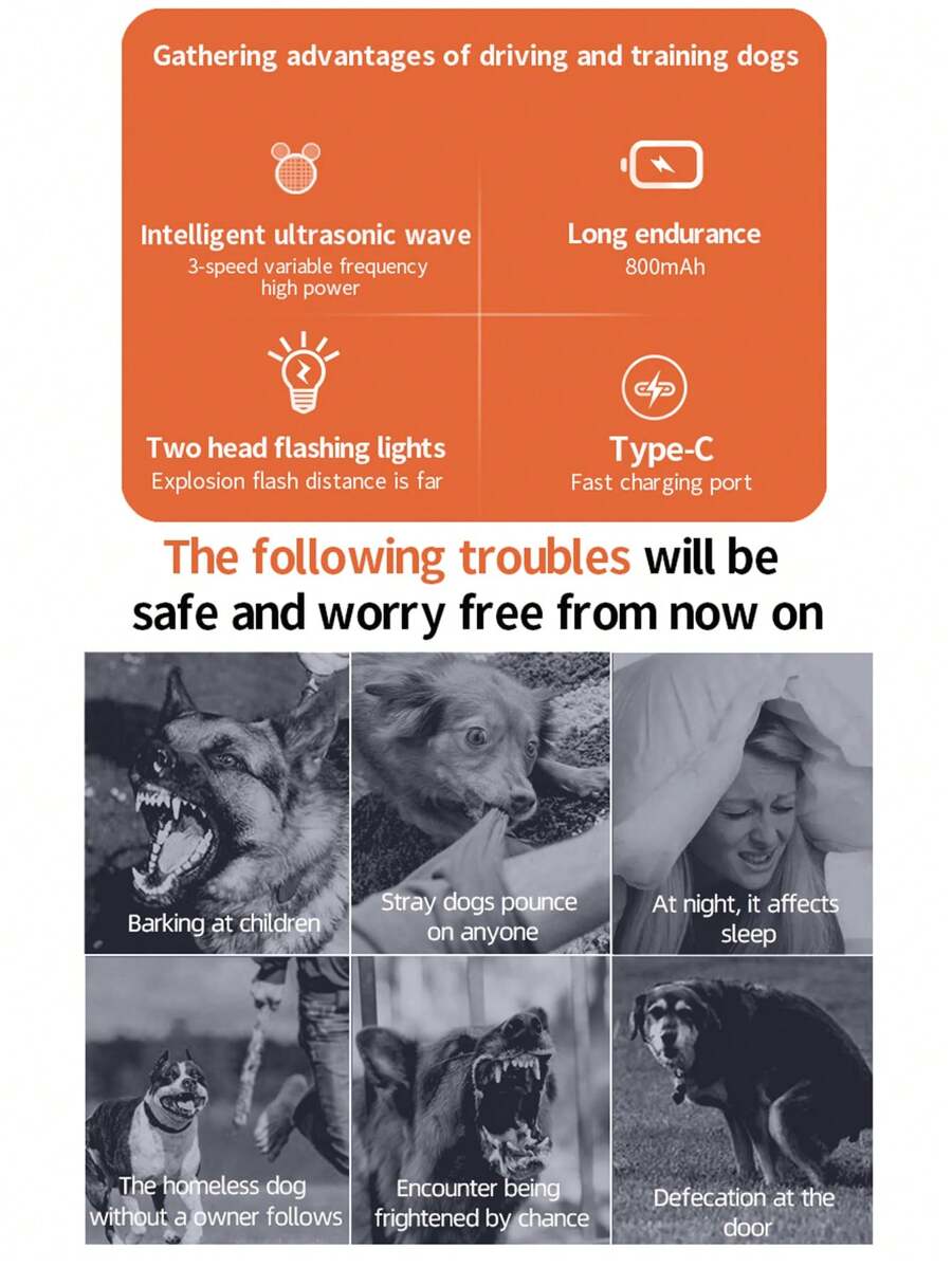 Ultrasound Bark Control Device | Humane Solution for Unwanted Dog Barking