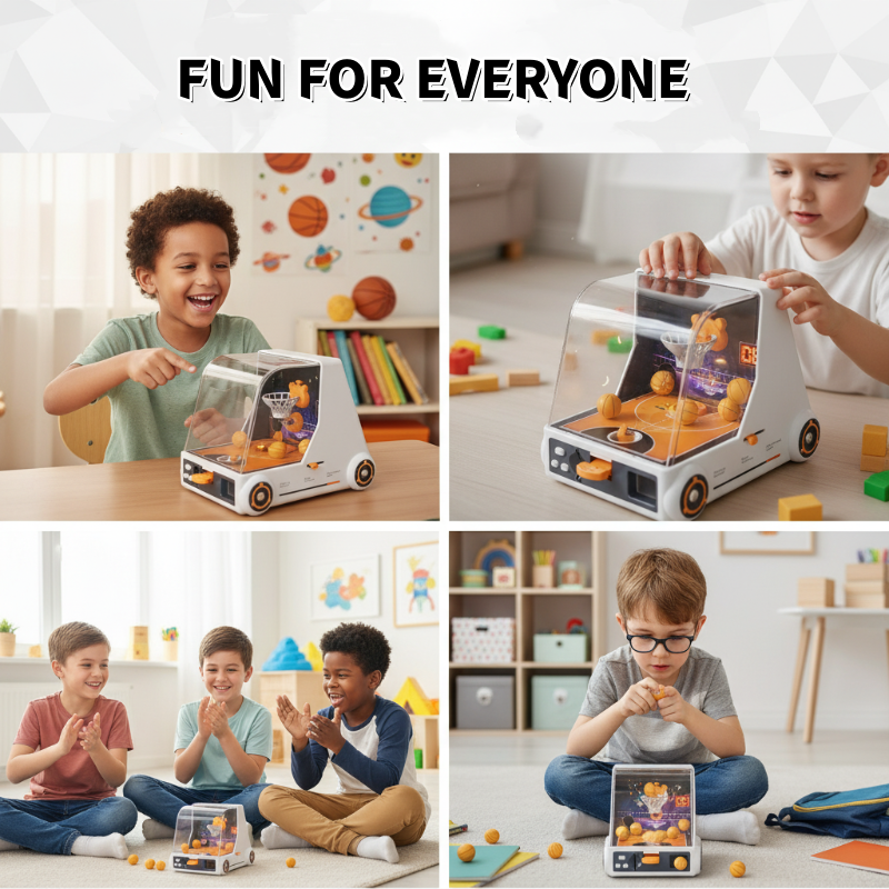 Instant Arcade Basketball Fun for Enhanced Focus and Coordination
