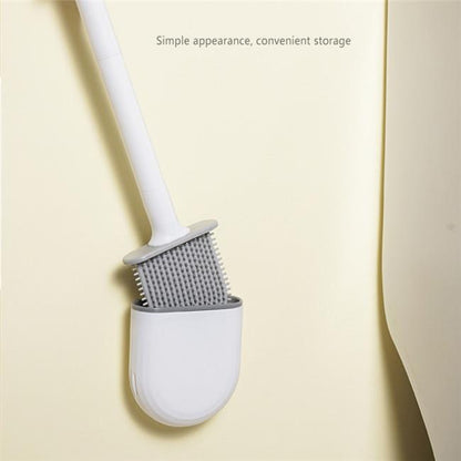 Revolutionary Silicone Toilet Brush with Wall Holder – CleanSweep Max