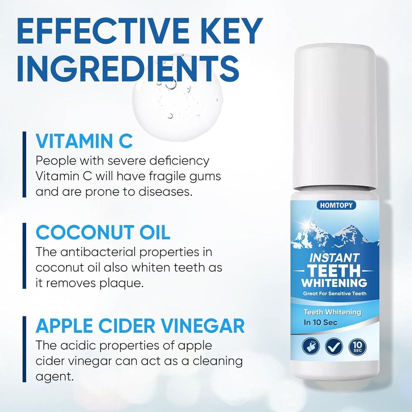 Instant Smile Brightening Serum for Sensitive Teeth