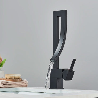 Contemporary Waterfall Sink Faucet