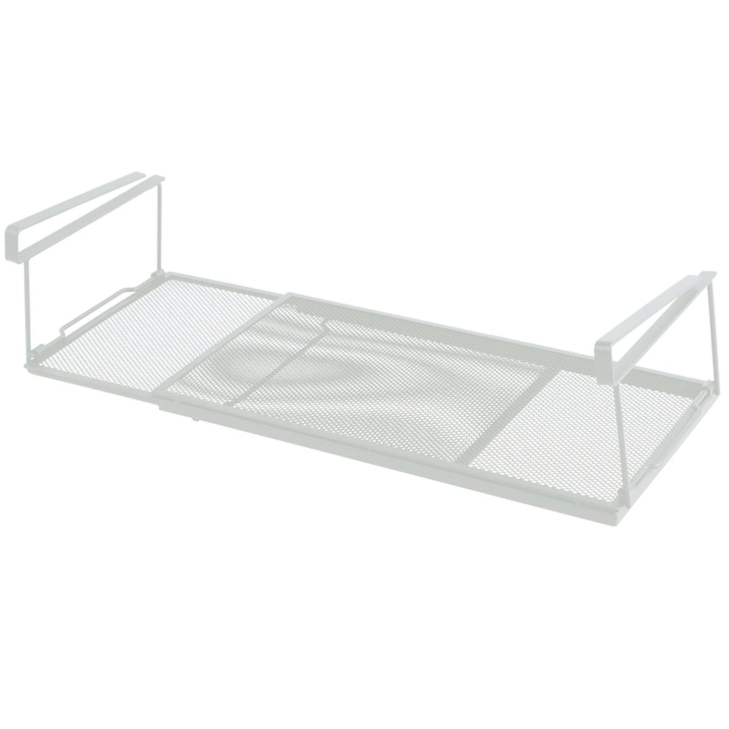 Adjustable Under-Counter Shelf | Versatile Storage Basket | Steel Frame | Extends 15.2–27.8 inches