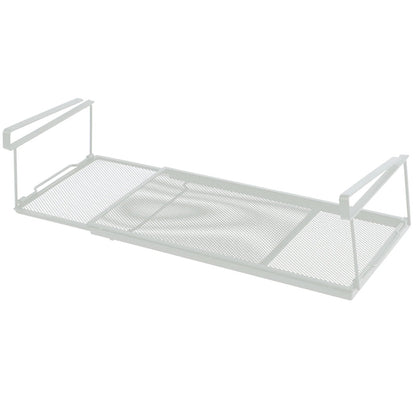 Adjustable Under-Counter Shelf | Versatile Storage Basket | Steel Frame | Extends 15.2–27.8 inches